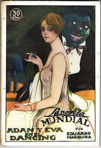 Portada del libro de ADÁN Y EVA EN EL DANCING.