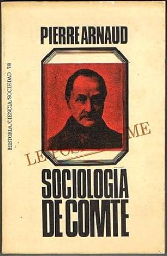 Book cover from SOCIOLOGÍA DE COMTE.