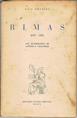 Portada del libro de RIMAS. 1937-1951.