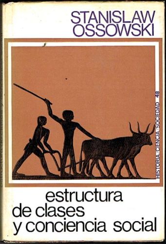Portada del libro de ESTRUCTURA DE CLASES Y CONCIENCIA SOCIAL.
