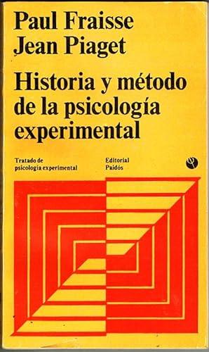 Book cover from HISTORIA Y METODO DE LA PSICOLOGÍA EXPERIMENTAL.