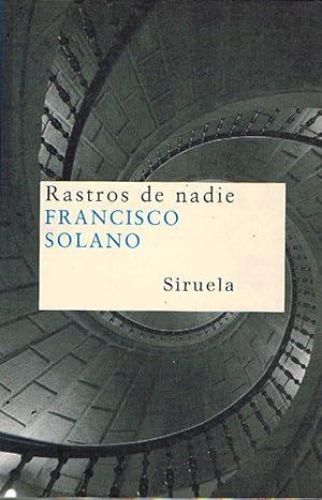 Book cover from RASTROS DE NADIE.