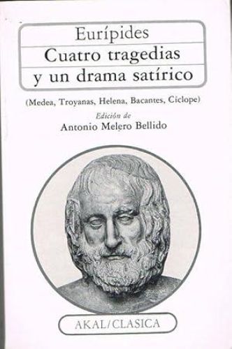 Book cover from CUATRO TRAGEDIAS Y UN DRAMA SATÍRICO.
