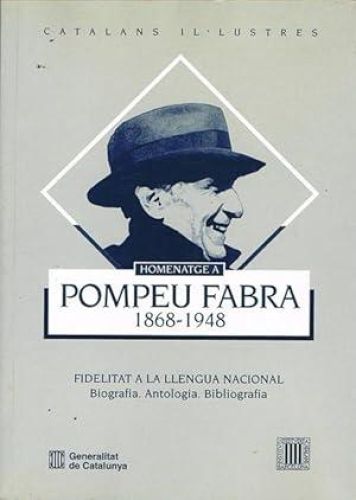 Book cover from HOMENATGE A POMPEU FABRA 1868-1948.