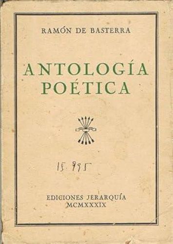Book cover from ANTOLOGÍA POÉTICA.