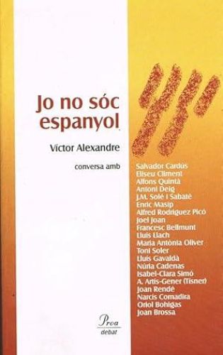 Portada del libro de JO NO SÓC ESPANYOL.