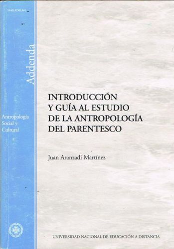 Portada del libro de INTRODUCCIÓN Y GUÍA AL ESTUDIO DE LA ANTROPOLOGÍA DEL PARENTESCO.