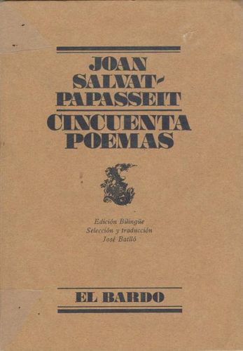 Portada del libro de CINCUENTA POEMAS.