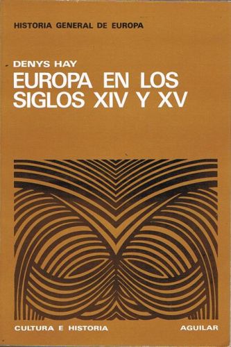 Portada del libro de EUROPA EN LOS SIGLOS XIV Y XV.
