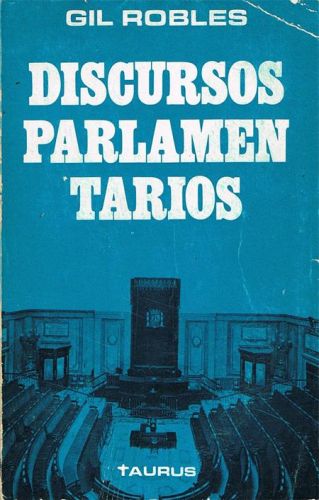 Portada del libro de DISCURSOS PARLAMENTARIOS.
