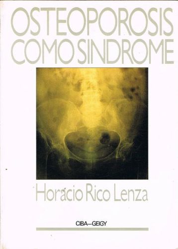 Portada del libro de OSTEOPOROSIS COMO SINDROME.