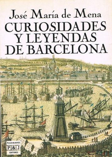Portada del libro de CURIOSIDADES Y LEYENDAS DE BARCELONA.