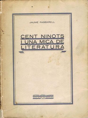 Portada del libro de CENT NINOTS I UNA MICA DE LITERATURA.