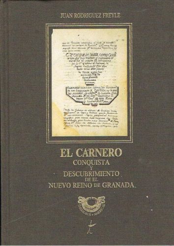 Portada del libro de EL CARNERO. Conquista y descubrimiento de el nuevo reino de Granada.