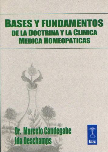 Portada del libro de BASES Y FUNDAMENTOS DE LA DOCTRINA Y LA CLÍNICA MÉDICA HOMEOPÁTICAS.