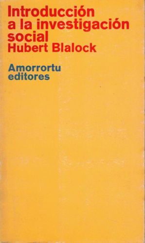 Portada del libro de INTRODUCCION A LA INVESTIGACION SOCIAL
