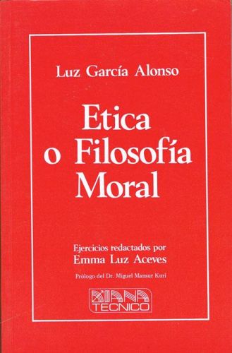 Portada del libro de ETICA O FILOSOFÍA MORAL.