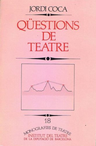 Portada del libro de QÜESTIONS DE TEATRE.