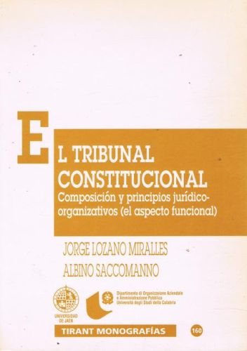 Portada del libro de EL TRIBUNAL CONSTITUCIONAL