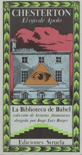 Portada del libro de EL OJO DE APOLO