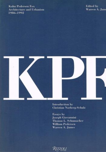 Portada del libro de KOHN PEDERSEN FOX. ARCHITECTURE AND URBANISM 1986-1992