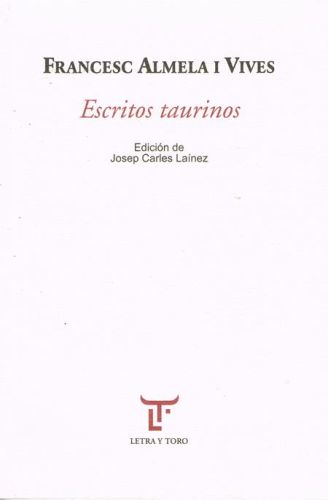 Portada del libro de ESCRITOS TAURINOS