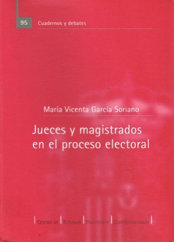 Portada del libro de JUECES Y MAGISTRADOS EN EL PROCESO ELECTORAL