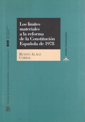 Portada del libro de LOS LIMITES MATERIALES A LA REFORMA DE LA CONSTITUCION ESPAÑOLA DE 1978