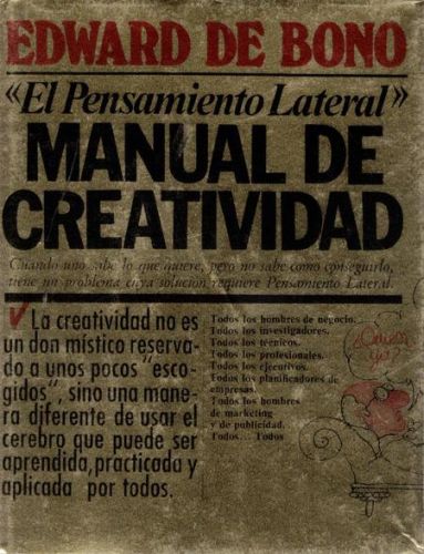 Portada del libro de EL PENSAMIENTO LATERA. MANUEAL DE CREATIVIDAD