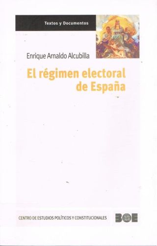 Portada del libro de EL REGIMEN ELECTORAL DE ESPAÑA