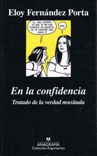 Portada del libro de EN LA CONFIDENCIA. TRATADO DE LA VERDAD MUSITADA