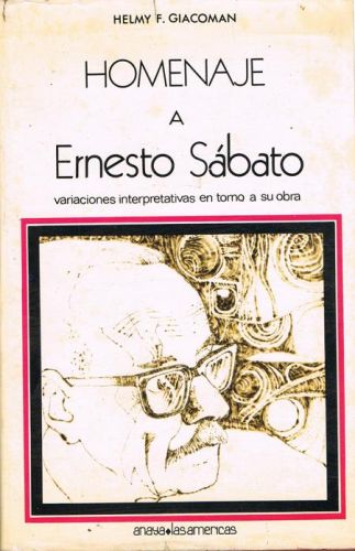 Portada del libro de HOMENAJE A ERNSETO SABATO