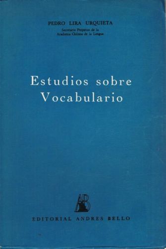 Portada del libro de ESTUDIOS SOBRE VOCABULARIO