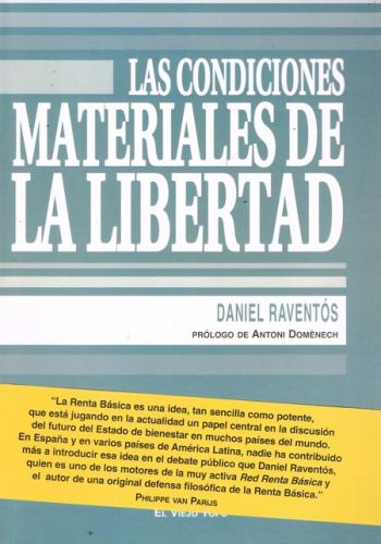 Portada del libro de LAS CONDICIONES MATERIALES DE LA LIBERTAD