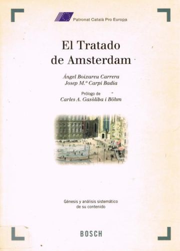 Portada del libro de EL TRATADO DE AMSTERDAM