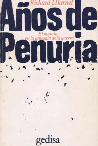 Portada del libro de AÑOS DE PENURIA