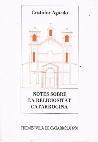 Portada del libro de NOTES SOBRE LA RELIGIOSITAT CATARROGINA