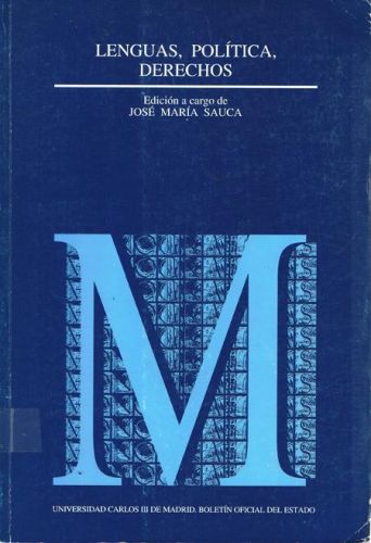 Portada del libro de LENGUAS, POLITICA, DERECHOS