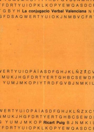 Portada del libro de LA CONJUGACIO VERBAL VALENCIANA