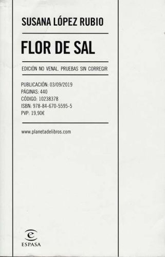 Portada del libro de FLOR DE SAL