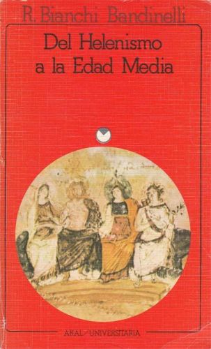 Portada del libro de DEL HELENISM A LA EDAD MEDIA