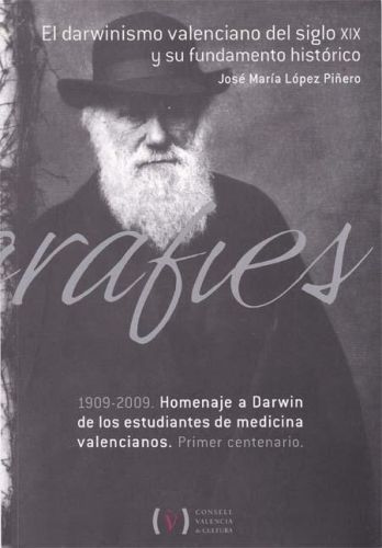 Portada del libro de EL DARWINISMO VALENCIANO DEL SIGLO XIX Y SU FUNDAMENTO HISTORICO