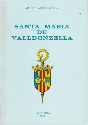 Portada del libro de SANTA MARIA DE VALLDONZELLA