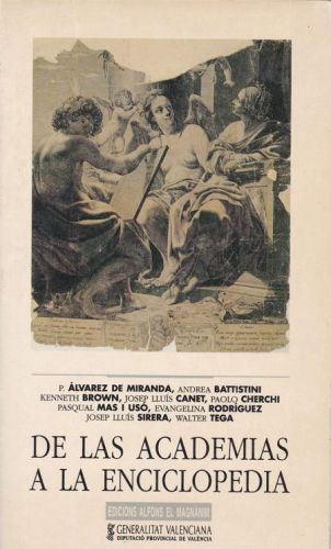 Portada del libro de DE LAS ACADEMIAS A LA ENCICLOPEDIA
