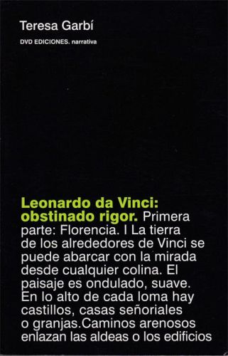 Portada del libro de LEONARDO DA VINCI:OBSTINADO RIGOR