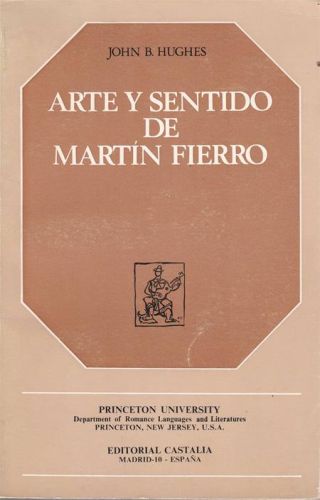 Portada del libro de ARTE Y SENTIDO DE MARTIN FIERRO