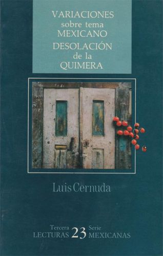 Portada del libro de VARIACIONES SOBRE TEMA MEXICANO.DESOLACION DE LA QUIMERA