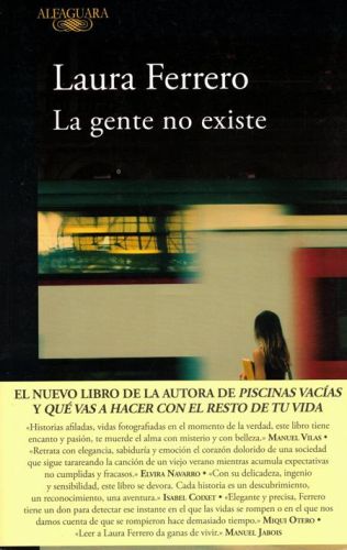 Portada del libro de LA GENTE NO EXISTE