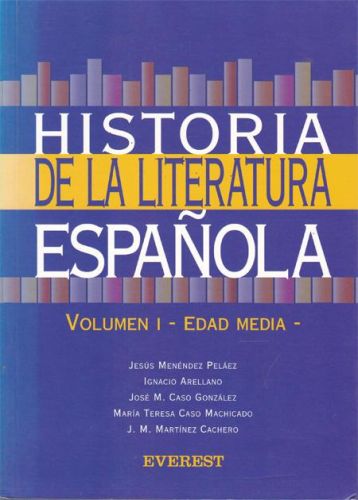 Portada del libro de HISTORIA DE LA LITERATURA ESPAÑOLA