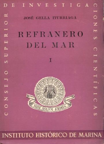 Portada del libro de REFRANERO DEL MAR (2 Vols.)